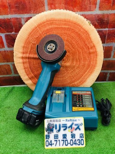 マキタ makita GA400D 充電式ディスクグラインダー【リライズ野田愛宕店】【管理番号：2400010108761】【中古】