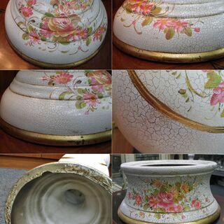 【AR】ロココ飾り杯タワ- クイーン 陶磁器 オブジェ