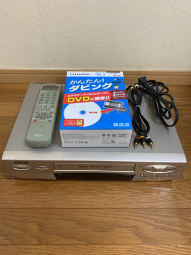 VHSビデオデッキ + ビデオキャプチャー セット　三菱電機　GV-USB2