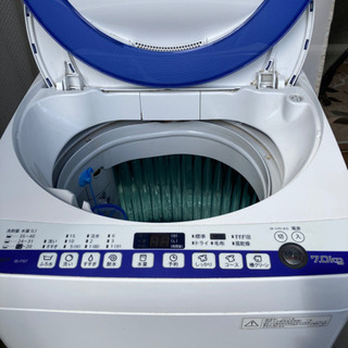 洗濯機　SHARP全自動洗濯機ES-T707  7.0kg