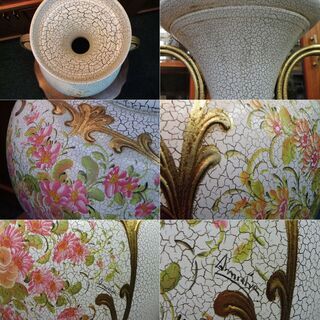 【AR】ロココ飾り杯タワー キング 陶磁器 オブジェ