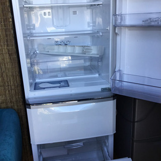 ☆ 2016年製 三菱ノンフロン冷凍冷蔵庫 MR-C34Z-W1形 335リットル 中古  