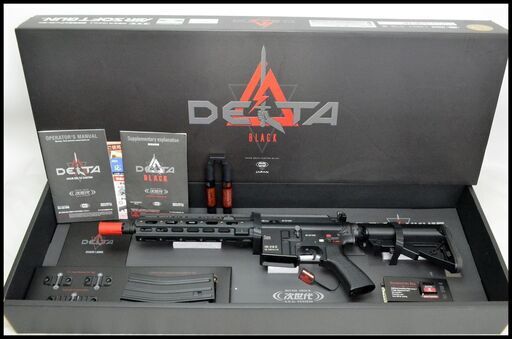 中古美品 東京マルイ 次世代電動ガン HK416 DELTA Black デルタカスタム ブラック バッテリー付き