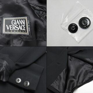 【FA】Versace ジャンニヴェルサーチ 伊製 ウール混 ジャケット