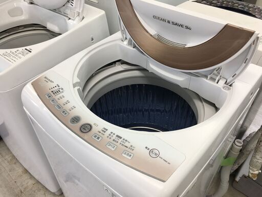 シャープ8.0K洗濯機　Ag+イオンコート　2013年製！！！分解クリーニング済み！！！