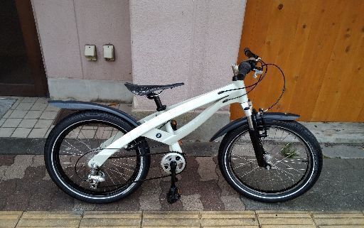 【BMW製】20吋 JUNIOR KRUISE BIKE アルミ/Ｆサス/7speed/ホワイト
