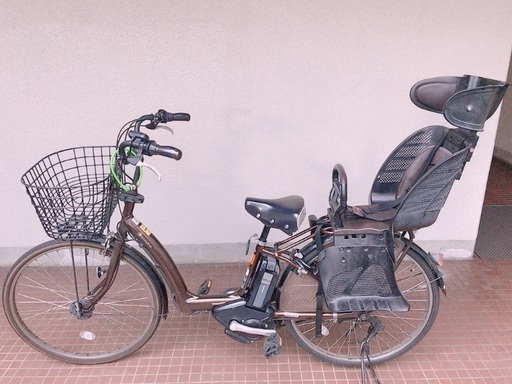 ブリジストン電動自転車26インチ　子共乗せ付き　2012製