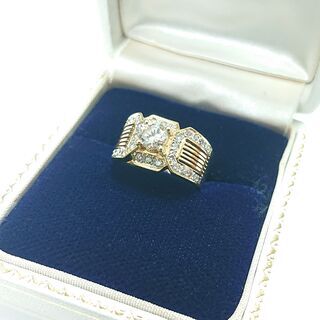 K18 ダイヤモンド リング 13号 M031