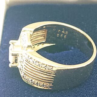 K18 ダイヤモンド リング 13号 M031