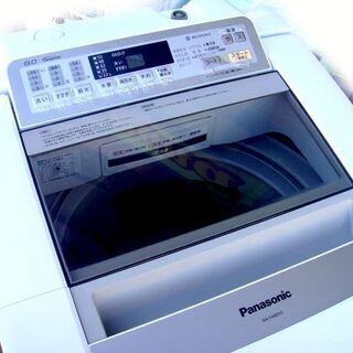 市内送料無料★動作保証付き・Panasonic パナソニック 全自動洗濯機 NA-FA80H2 8kg 2015年製 エコナビ/札幌市白石区店頭引取りOK