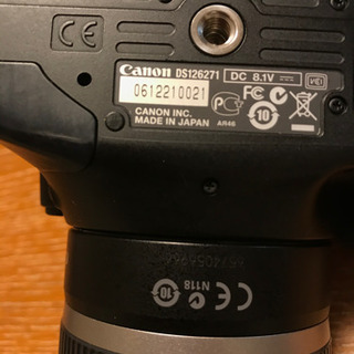 家電 canon EOS Kiss x4 レンズ2本 ネット決済あり