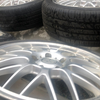 17インチ ERGLANZ EX メッシュ 17×7J +45 5H PCD114.3 215/45-17(