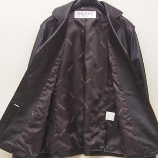 FA】BALMAIN バルマン 羊革 レザージャケット 9 ダークブラウン