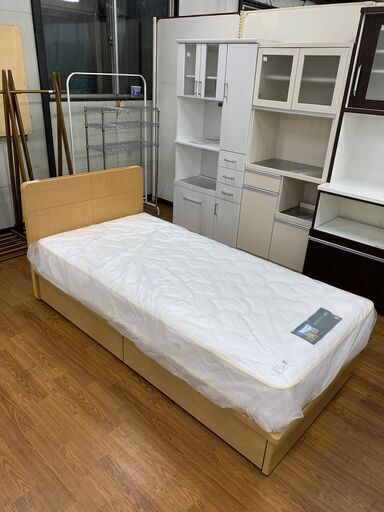 FRANCE BED　ベッド　引き出しつき　センターステー欠品　売場展開中！！！