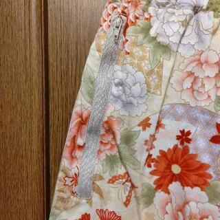 【祭】鯉口 上下セット  花柄 男性にも女性にも Ｍサイズ 祭】鯉口 上下セット 花柄 男性にも女性にも Mサイズ