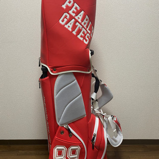 パーリーゲイツ キャディバッグ オレンジ トップ レアカラー