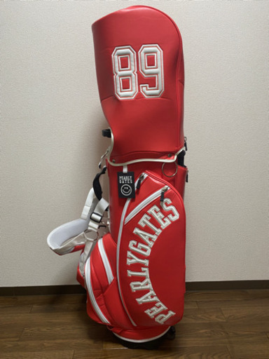 パーリーゲイツ　キャディーバッグ　赤 PEARLY GATES ゴルフバッグ 赤・紺キャディーバッグ