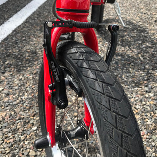 折りたたみ自転車/14インチ自転車/コンパクト/赤/レッド】 Amazon 