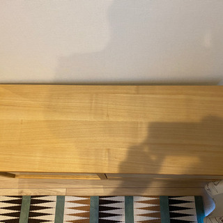 無印良品　テレビボード　タモ材