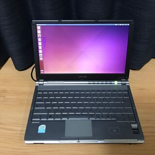 ノートPC（SONY VAIO VGN-TX73B）OS：Ubuntu14.04 日本語ver