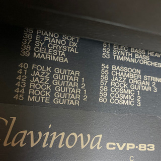 YAMAHA クラビノーバ CVP-83 電子ピアノ