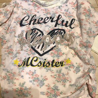 Mc Sister 女の子トップス150センチ T 上島の服 ファッションの中古 古着あげます 譲ります ジモティーで不用品の処分