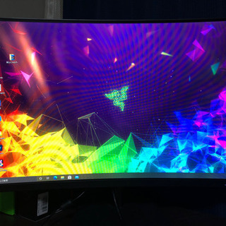 ゲーミングモニター　144Hz 27型　曲面パネル　モニター