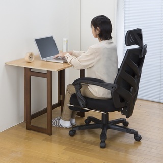 メッシュリクライニングチェア フットレスト付き 新品 メッシュリクライニングチェア（フットレスト付き）【未使用・新品】