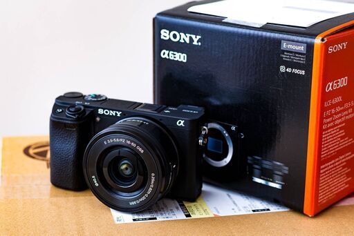 ラスト一台　在庫処分！新品未開封　SONY α6300　パワーズームキット　激安　４K　送料無料