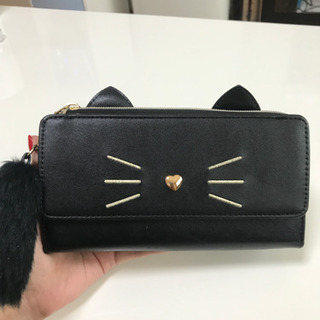 黒猫の長財布(美品)