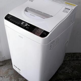乾燥付き　全自動洗濯機　シャープ　カビない穴無しドラム