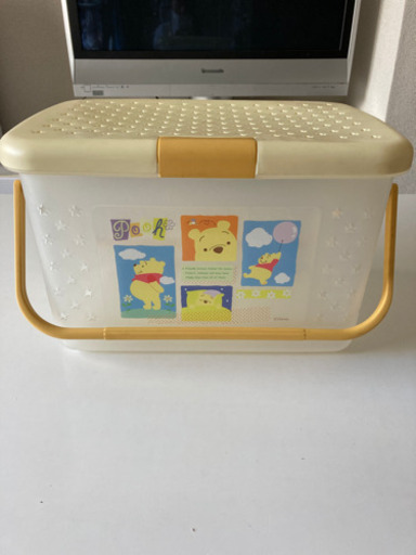 プーさん ピクニックバスケットおもちゃ入れ車内整理にも ラブドラ 澄川の生活雑貨の中古あげます 譲ります ジモティーで不用品の処分