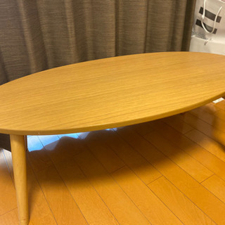 ニトリの木製ローテーブル
