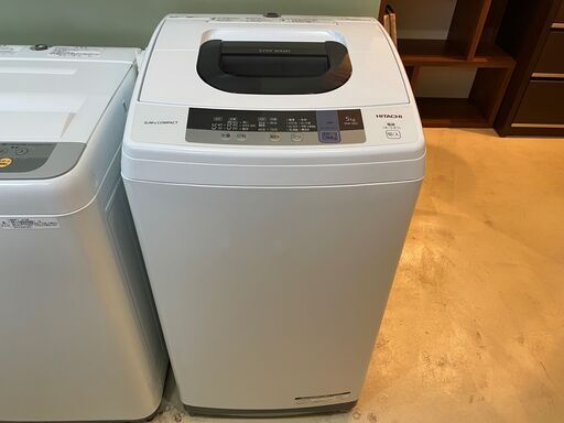 洗濯機 日立 HITACHI NW-50C 2018年製 5.0kg 中古品
