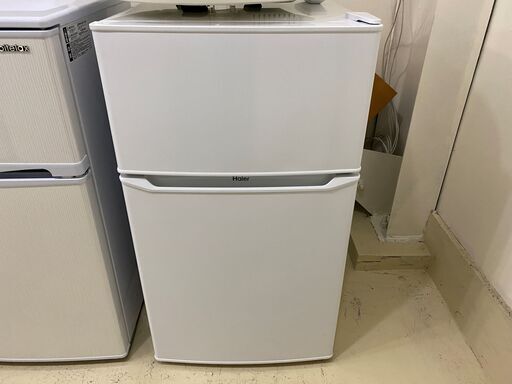 冷蔵庫 ハイアール Haier JR-N85C 2019年製 2D 85L 直冷 白 中古品