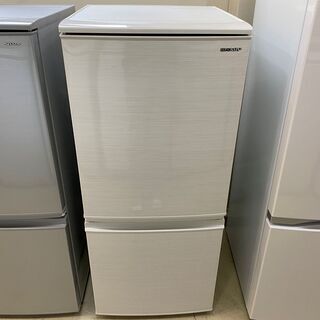 冷蔵庫 SHARP シャープ SJ-Ｄ14E-W 2019年製 2D 137L 白 中古品②