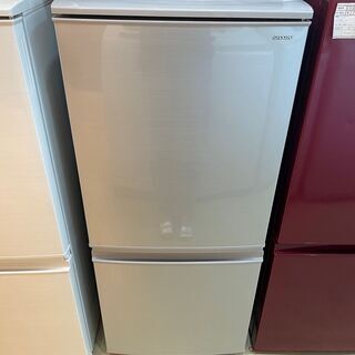 SHARP 137L 冷凍冷蔵庫 SJ-D14D-S 2018年製 中古