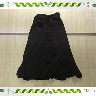 【滋賀県より、未使用】ブラウン（M）のロングスカート