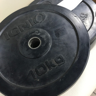 IGNIO ダンベルラバープレート 10kg×2