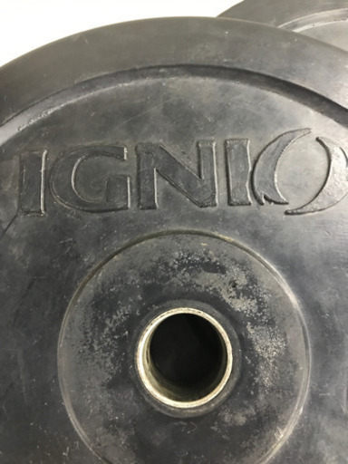 IGNIO ダンベルラバープレート 10kg×2