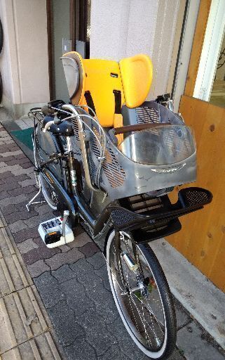 BRIDGESTONE ANGELINO POSH 子供乗せ電動アシスト自転車(前輪22吋/後輪