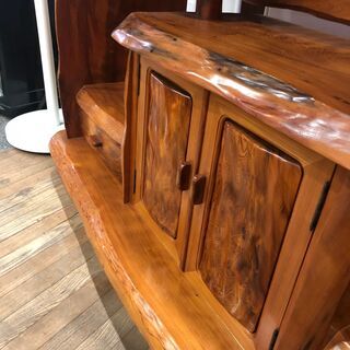 無垢材　飾り棚