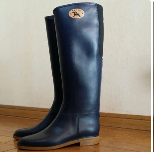 未使用】CELINE セリーヌ バイカラー ロゴ 靴 シューズ レイン 未使用】CELINE セリーヌ バイカラー ロゴ 靴 シューズ レイン