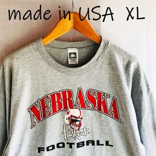 90's USA製ボディ カレッジ　ロンTシャツ ネブラスカ大 XL