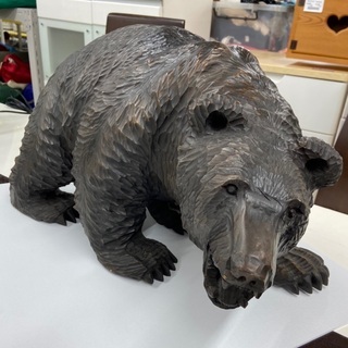 🐻昭和レトロ 木彫り熊🐻