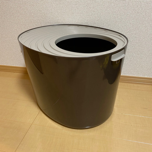 【ほぼ新品】アイリスオーヤマ　上からトイレ　システムタイプ　猫のトイレ