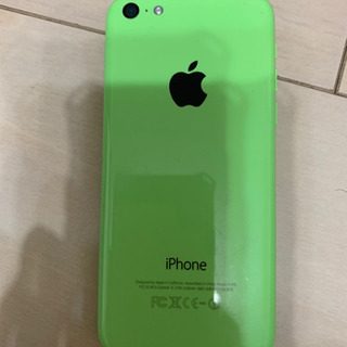 iPhone5c  緑色　