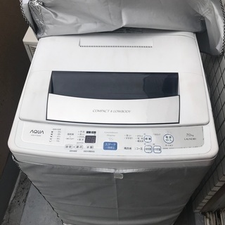 洗濯機 AQUA AQW-P70D(W) 2015年製
