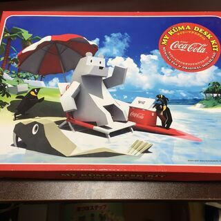 非売品　コカ・コーラ　マイクーマデスクキット（ファン/マウスパッド）
