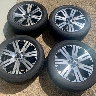 三菱デリカd5純正アルミホイール＆タイヤ4本セット